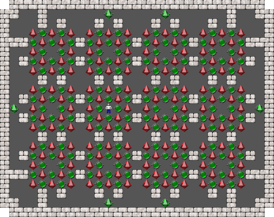 Sokoban Sasquatch 06 Arranged level 46